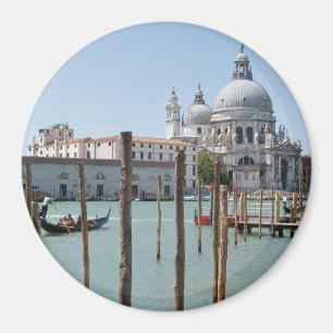 Semestern i Venedig landskap rundamagneten Magnet