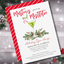 Semestern Open House Martini Festive Drycker Julkort