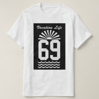 Semestern placerar utslagsplatsen tee shirt