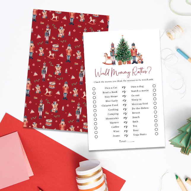 Semesternals Babyshowerlek (Holiday Baby Shower Game
)