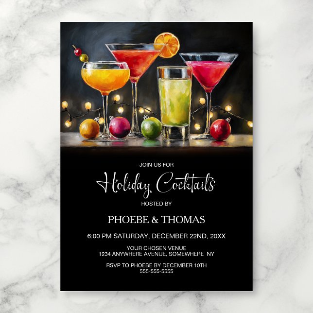 Semesterns cocktailparty inbjudningar (Skapare uppladdad)