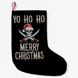 Semesterpirat Jo Ho Ho jul Santa båtliv Liten Julstrumpa