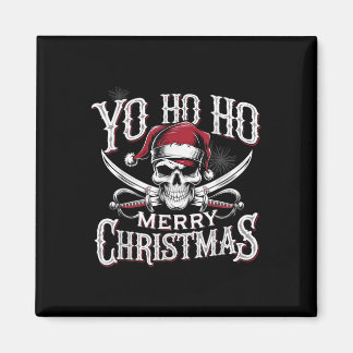 Semesterpirat Yo Ho Ho God Jul Santa Hatt Magnet