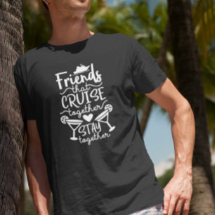 Semesterresa för grupper som kryssar tillsammans t shirt