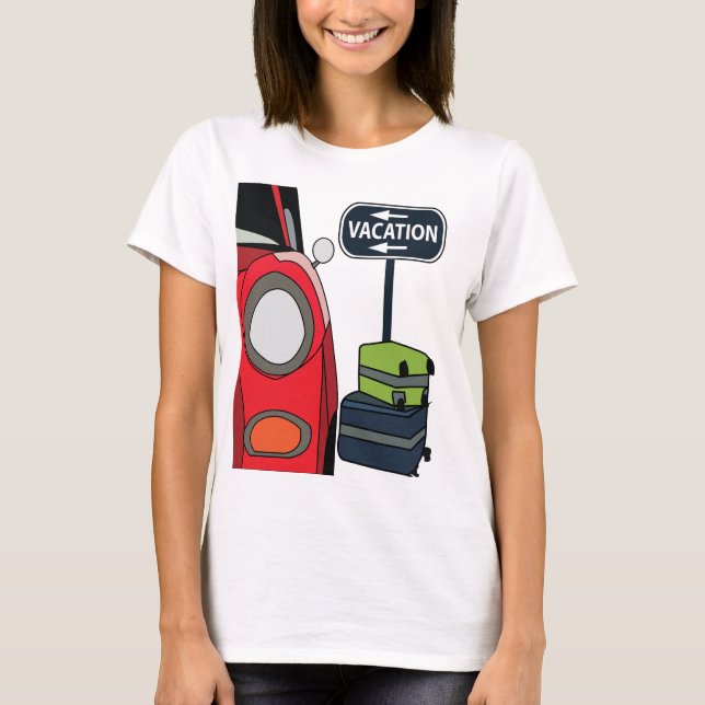 Semesterresa T Shirt (Framsida)