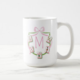 Semesterstartande Mah Jongg Holiday Crest Kaffemugg