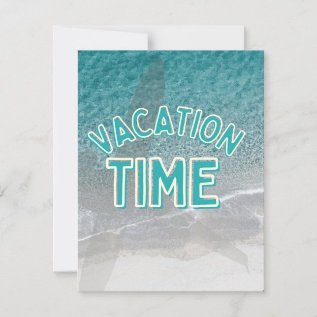 semestertid julkort (Framsida)