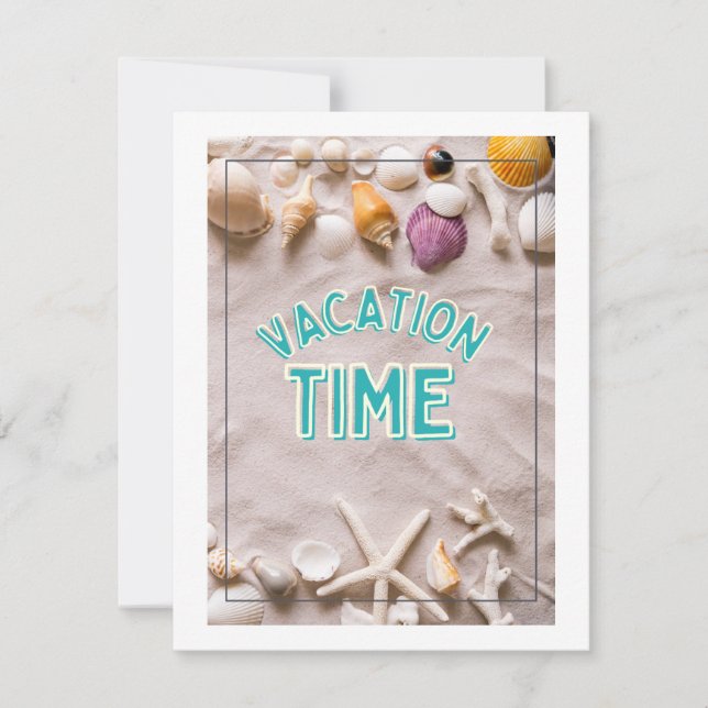 semestertid julkort (Framsida)