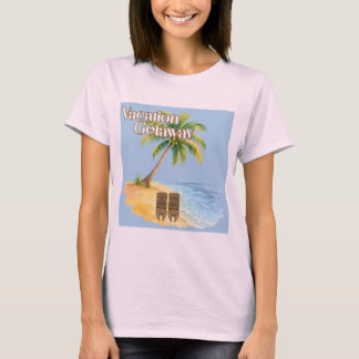 Semesterutflykt Tropisk Strand T-Shirt