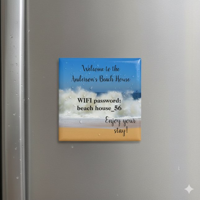 Semesteruthyrning Magnet för hus vid stranden Wifi (Skapare uppladdad)