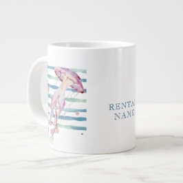 Semesteruthyrning, Vattenfärg Maneter Jumbo Mugg