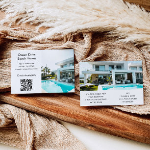 Semestervilla Beach Promo Postkort Inbjudningar
