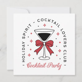 Semestrar Cocktailparty kokett slinga estetik Julkort