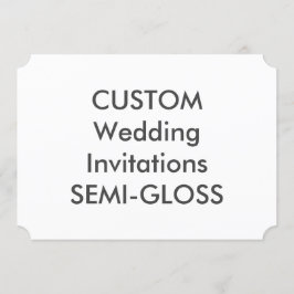 SEMI-GLOSS 110lb 7"x5"-inbjudningar till Biljett Inbjudningar