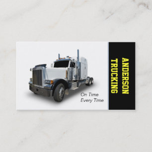 Semi Lastbil Delivery Company Visitkort
