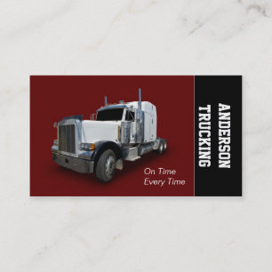 Semi Lastbil Delivery Company Visitkort