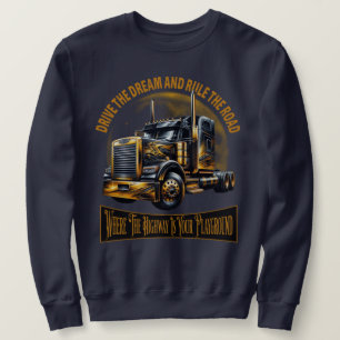 Semi Lastbil Driver Sweatshirt