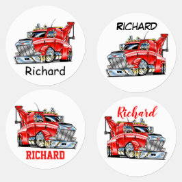 Semi Lastbil Klistermärke