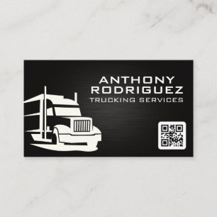 Semi Lastbil Logotyp   Lastning   QR-kod Visitkort