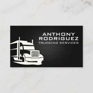 Semi Lastbil Logotyp Lastning Visitkort
