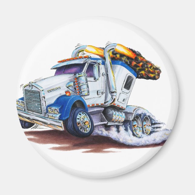 Semi Lastbil med Sleepercab Magnet (Framsidan)