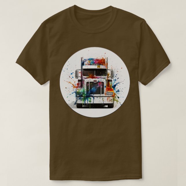 Semi Lastbil T Shirt (Design framsida)
