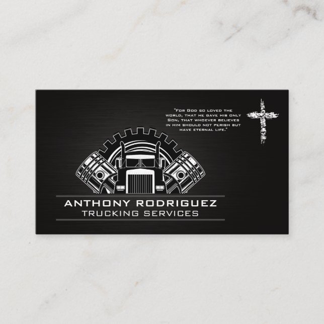 Semi Lastbil-växlar och kolvar | KOR Visitkort (Framsida)