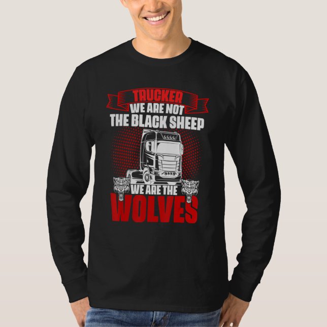 Semi trailer truck driver  9 t shirt (Framsida)