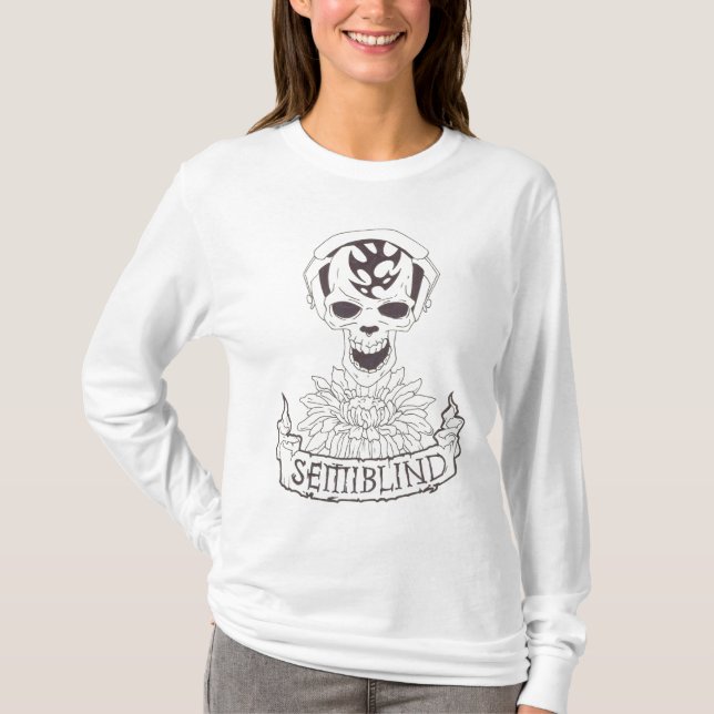 Semiblind Hoodieskjorta T-shirt (Framsida)