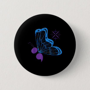 Semicolon 988 Butterfly Suicide Prevention Awarene Knapp