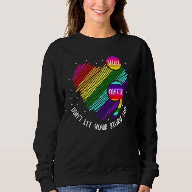 Semicolon Mental Health Awareness T Shirt (Framsida)