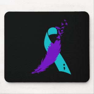 Semicolon Suicide Awareness Ribbon Musmatta
