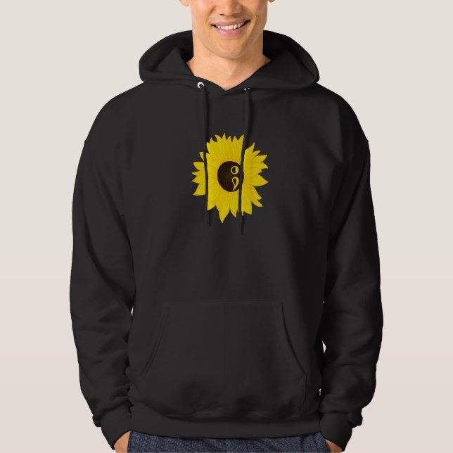 Semicolon Sunflower Hoodie (Framsida)
