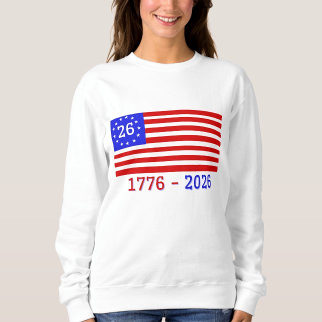 SEMIKINCENTENNIALT: 1776-2026 T SHIRT (Framsida)