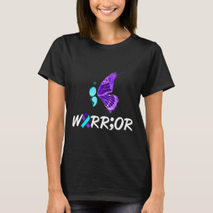 Semikolon Butterfly Suicide Prevention Awareness 1 T Shirt