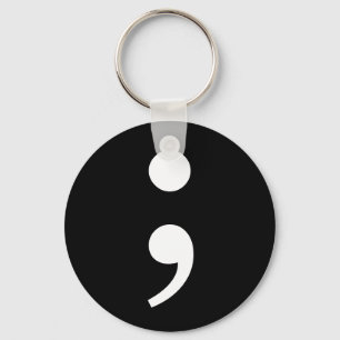 Semikolon Keychain Nyckelring