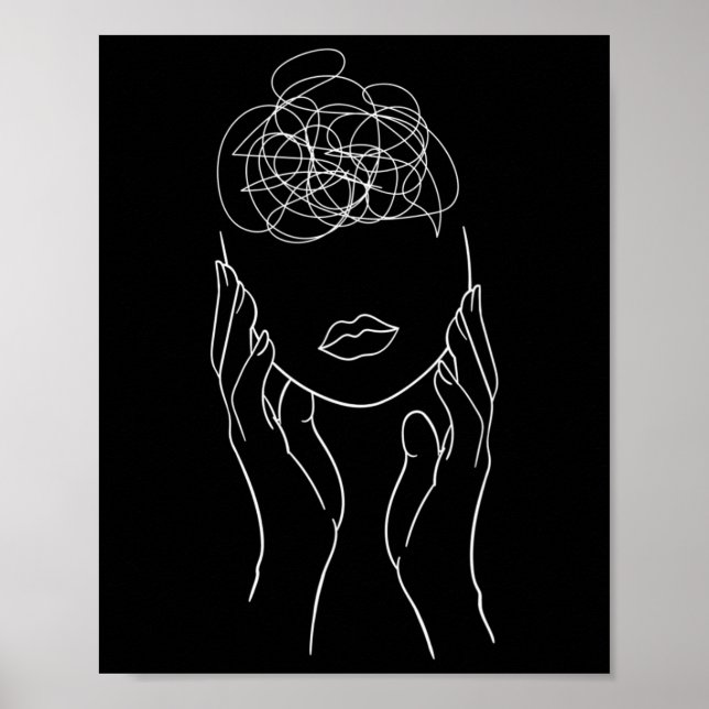 Semikolon Mental Hälsa Medvetenhet  Poster (Framsidan)