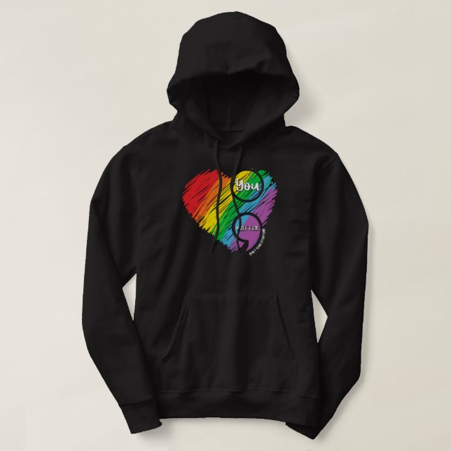 Semikolon Pental Health Awareness Hoodie (Design framsida)