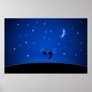 Semikolon Poster