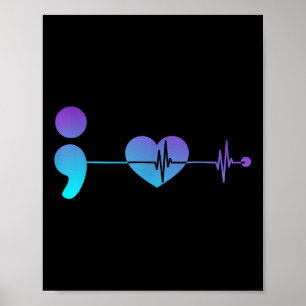 Semikolon Suicide Prevention Awareness Poster