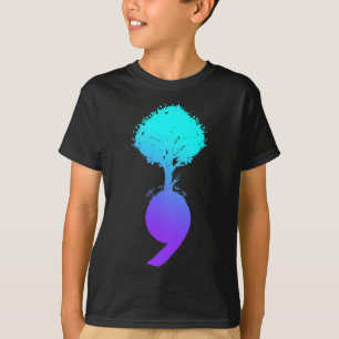 Semikolon Träd Suicide Prevention Awareness T Shirt