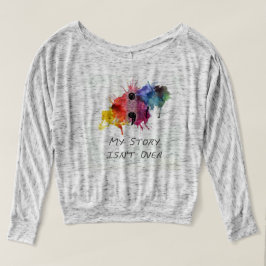 Semikolonet min berättelse är inte över tee shirt