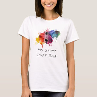 Semikolonet min berättelse är inte över tee shirt