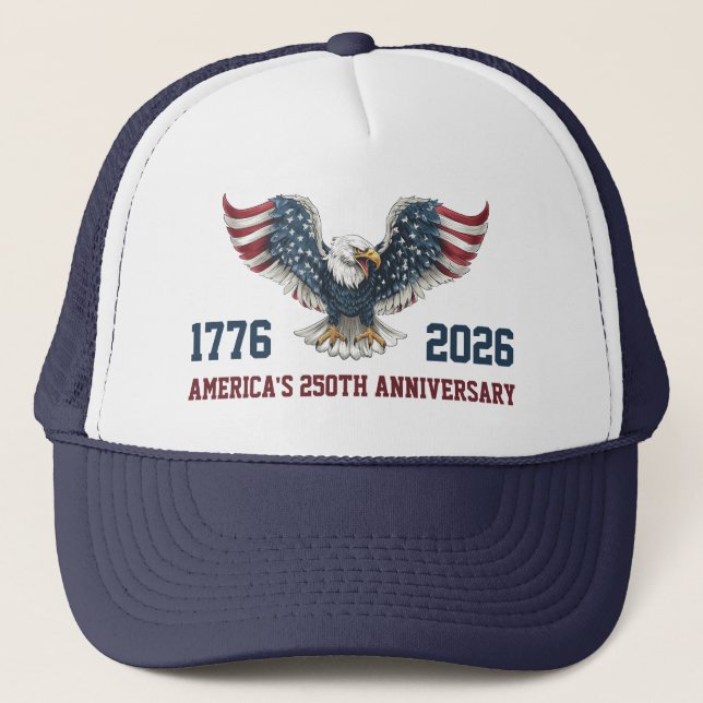 Semikvinkentenario Amerikanska 250-årsjubileum Keps (Framsida)