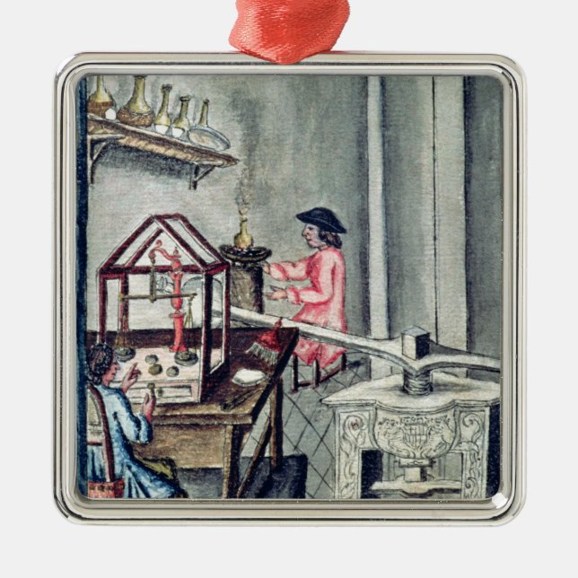 Seminariet av Silversmiths, från en silversmith b Julgransprydnad Metall (Framsidan)