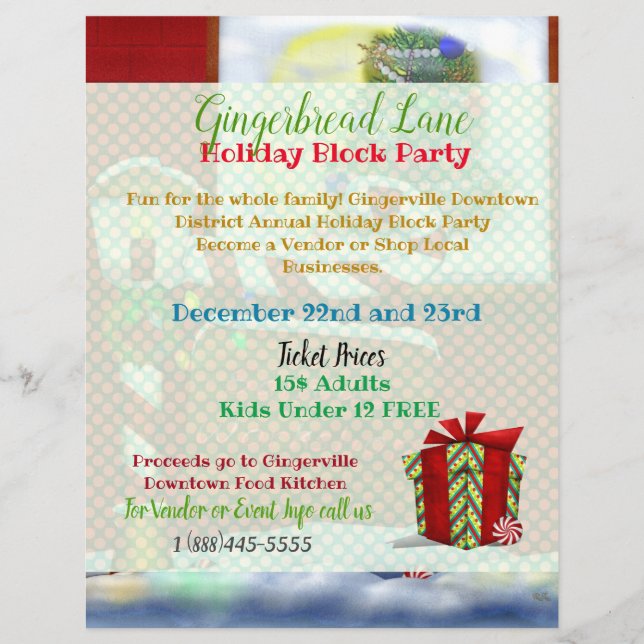 Seminariet Jul Whimsey EVENT Reklamblad (Framsidan)