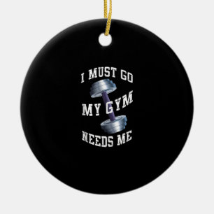 Seminariet och Ness - min gym behöver mig Julgransprydnad Keramik