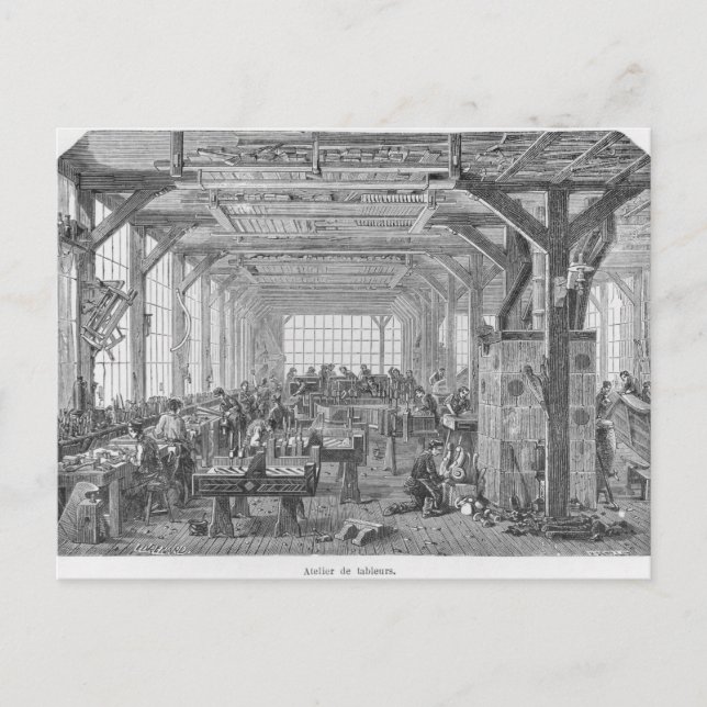 Seminarium för tillverkare av Pleyel pianos Vykort (Framsida)