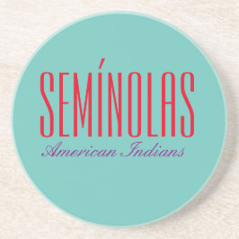 Semínolas Indian tribu T-Shirt Throw Pi Underlägg