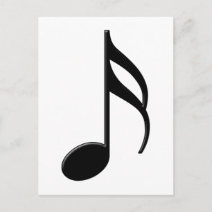Semiquaver - sextonde noshymbol vykort